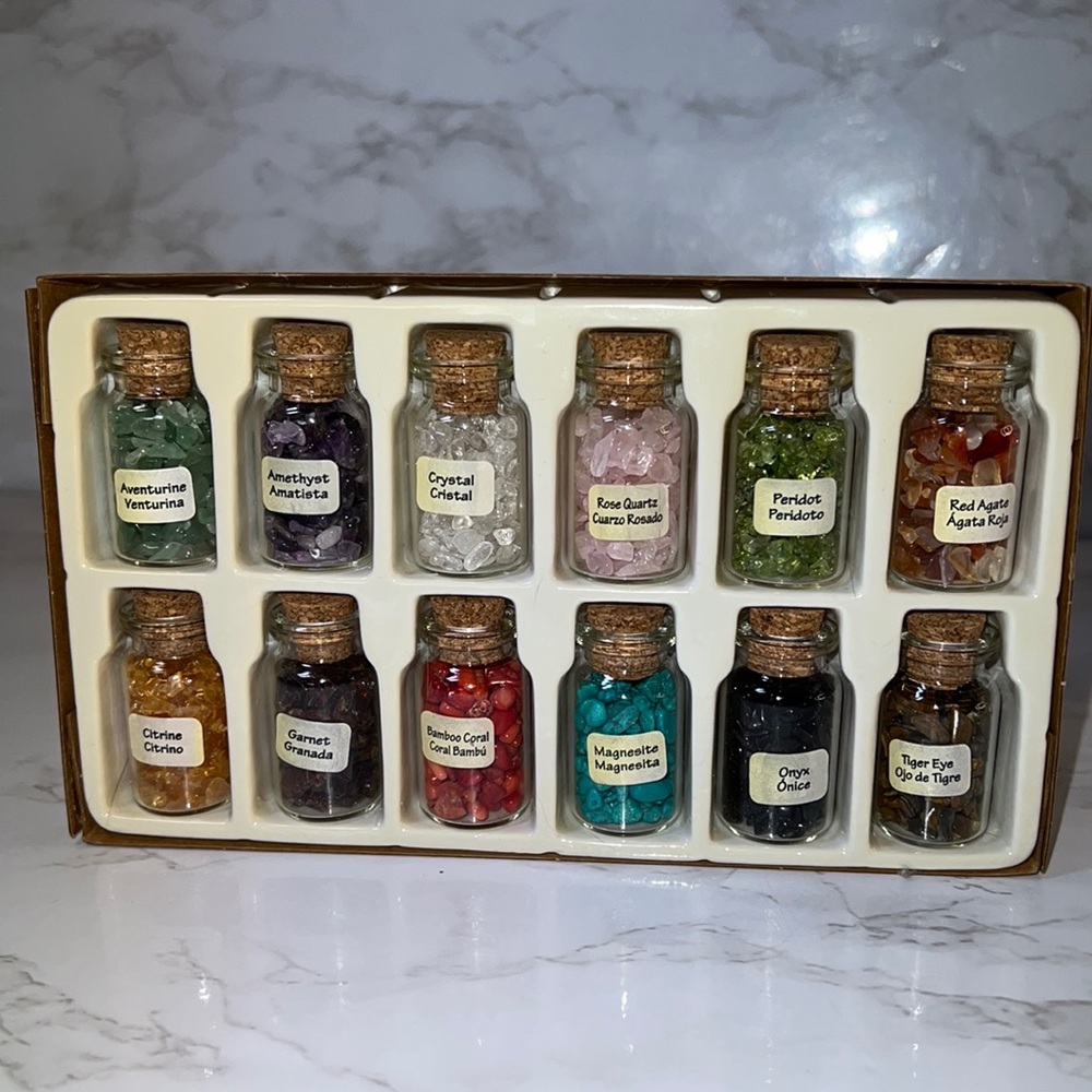 Beautiful Gem Stones, Set of 12, by Bead landing